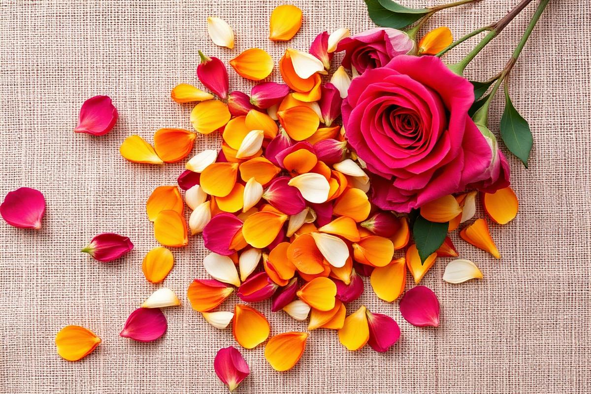 Flower petals