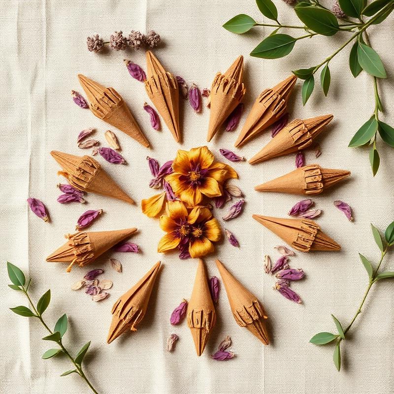 Sacred Petal Dhoop Cones